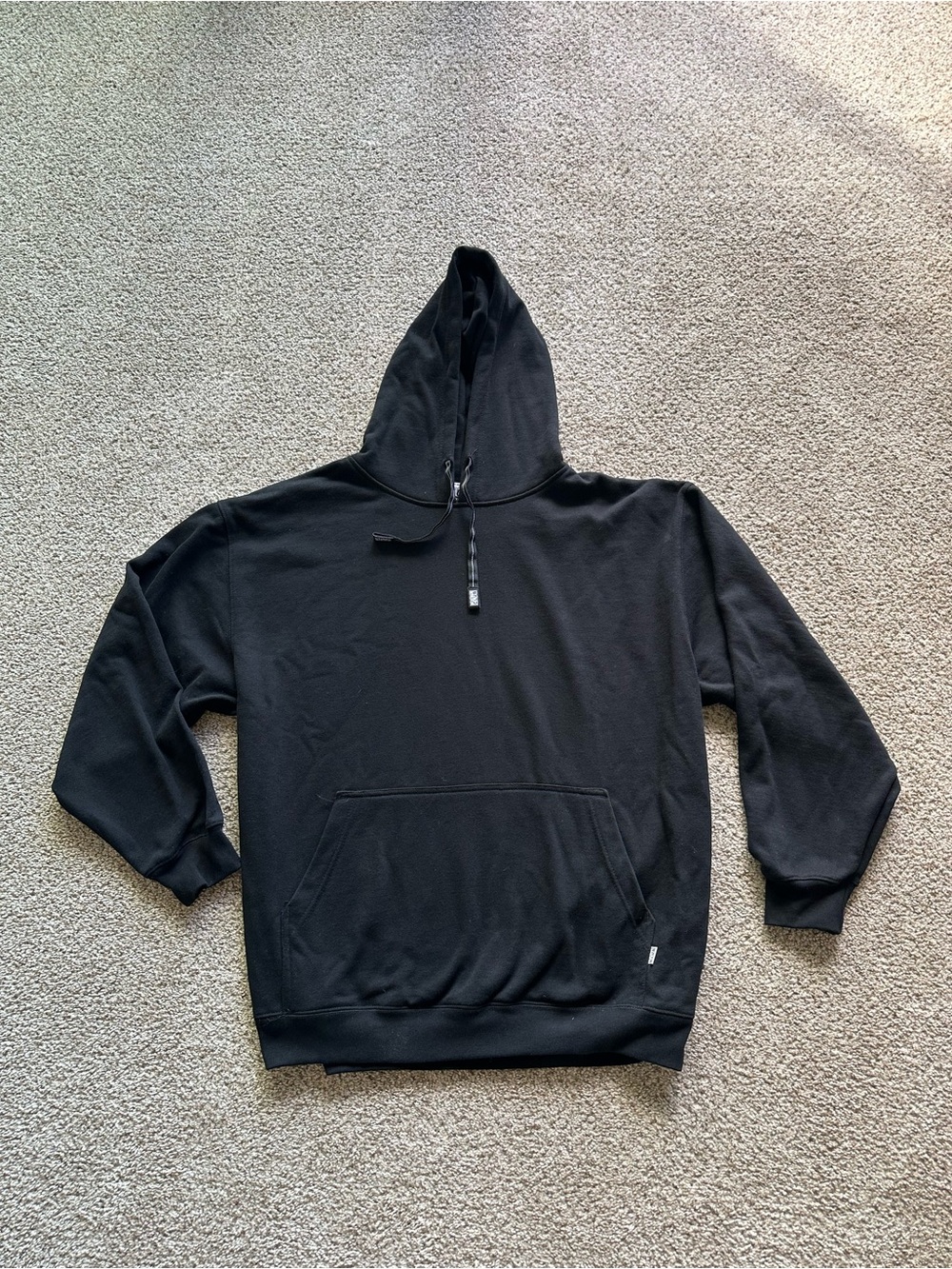 Pro Club Heavyweight Men's Black Fleece Pullover Hoodie w/ Pockets Sz 2XL